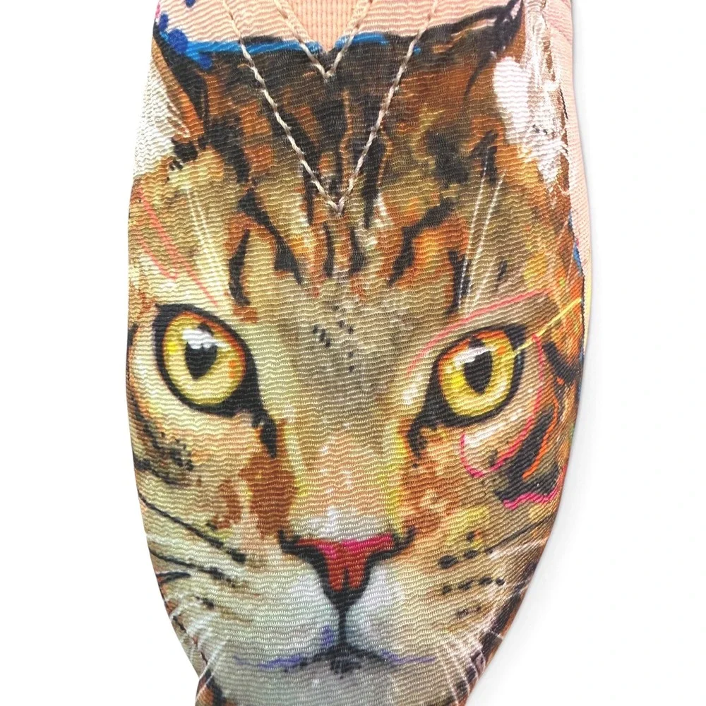 Skechers BOBS Petco Foundation Cats Rule Pink Cat Face Shoes Size 6 NWT RARE